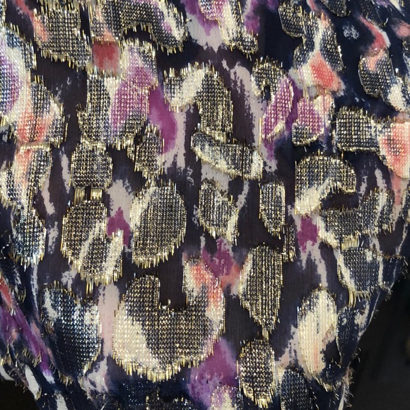 🥳HP🥳 Elie Tahari Metallic Cocktail Dress - Picture 3 of 8